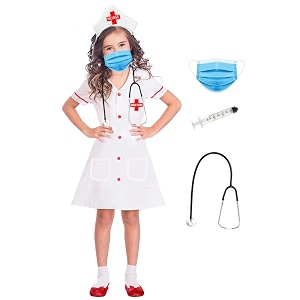SCRIPTURE Kids Doctor Coat Nurse Costume
