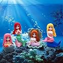 Scroll Store Cute 4PCs Mermaid Toy for