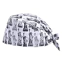 Scrub Caps for Men with Buttons,Classic Surgical Caps
