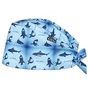 Scrub Caps for Men with Buttons,Classic Surgical Caps