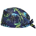 Scrub Caps for Men with Buttons,Classic Surgical Caps