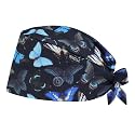 Scrub Caps for Women with Buttons, Classic Surgical Caps