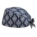 Scrub Caps for Men and Women with Buttons, Classic Surgical Caps