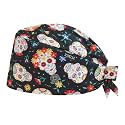Scrub Caps for Men and Women with Buttons, Classic Surgical Caps