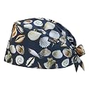 Scrub Caps for Women with Buttons, Classic Surgical Caps