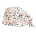 Scrub Caps for Women with Buttons, Classic Surgical Caps