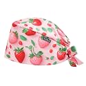 Scrub Caps for Women with Buttons, Classic Surgical Caps