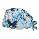 Scrub Caps for Women with Buttons, Classic Surgical Caps
