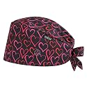 Scrub Caps for Women with Buttons, Classic Surgical Caps