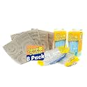 Scrub Daddy Damp Duster Sponge & Towel Bundle - 4 Dusting Sponges & 4 Damp Duster Towels - Swipe & Polish Blinds, Baseboards, Furniture & More (8 Piece Bundle)