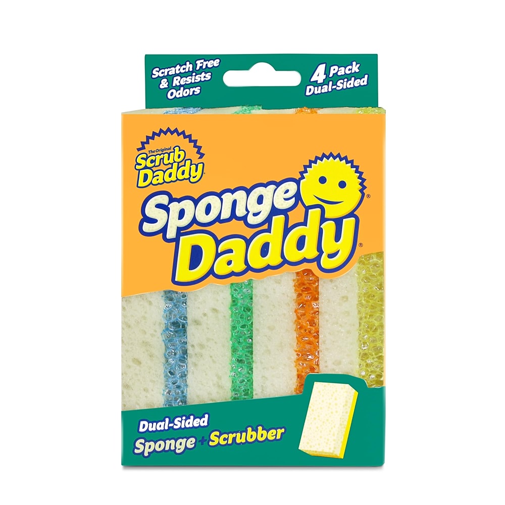 Scrub Daddy Kit Scrub Daddy Sponge Daddy - Scratch-Free Multipurpose Kitchen & Dish ...