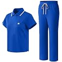 Scrubs for Women Short Length Zip Polo