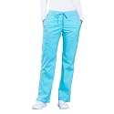 Cherokee WW Revolution Scrub Pants for Women Mid Rise Flare Pant 5 Pockets