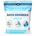 Scrubzz Disposable No Rinse Bathing Wipes - 25 Pack - All-in-1 Single Use Shower Wipes, Simply Dampen, Lather, and Dry Without Shampoo or Rinsing