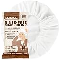Scrubzz Shampoo Cap No Rinse for Elderly and Bedridden Patients, Rinse Free Shampoo Cap for Post Surgery and Hospital Stays, Waterless Hair Washing Shower Caps - Coconut Vanilla - 1 Pack