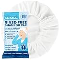 Scrubzz Shampoo Cap No Rinse for Elderly and Bedridden Patients, Rinse Free Shampoo Cap for Post Surgery and Hospital Stays, Waterless Hair Washing Shower Caps - 1 Pack