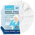 Scrubzz Shampoo Caps No Rinse for Elderly and Bedridden Patients, Rinse Free Shampoo Caps for Post Surgery and Hospital Stays, Waterless Hair Washing Shower Caps - 12 Pack