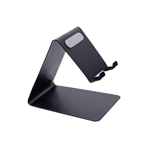 scts metal single side mobile phone standholder for smartphones and tablet mobile stand on bed table on officehomeschoolcollegetravel black pack of 1