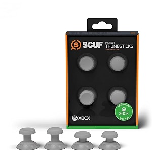scuf instinct interchangeable thumbsticks 4 pack replacement joysticks only instinct pro performance xbox series xs controller - light grey xbox series x