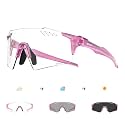 SCVCN Photochromic Cycling Glasses Clear Biking Glasses Women Men MTB S9A2