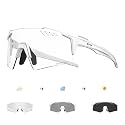 SCVCN Photochromic Cycling Glasses Clear Biking Glasses Women Men MTB S9A2