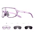 SCVCN Photochromic Cycling Glasses Men Women Clear Sports Sunglasses UV400 Protection for Cycling mtb mountain bike S63
