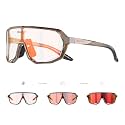 SCVCN Photochromic Cycling Glasses Men Women Clear Sports Sunglasses UV400 Protection for Cycling mtb mountain bike S63