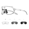 SCVCN Photochromic Cycling Glasses Men Women Clear Sports Sunglasses UV400 Protection for Cycling mtb mountain bike S63