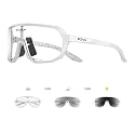 SCVCN Photochromic Cycling Glasses Men Women Clear Sports Sunglasses UV400 Protection for Cycling mtb mountain bike S63