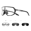 SCVCN Photochromic Cycling Glasses Men Women Clear Sports Sunglasses UV400 Protection for Cycling mtb mountain bike S63
