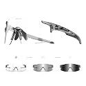 SCVCN Photochromic Cycling Glasses Sports Sunglasses Men Women Clear Bicycle MTB UV400 Protection TR90 Frame Bike