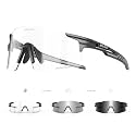SCVCN Photochromic Cycling Glasses Sports Sunglasses Men Women Clear Bicycle MTB UV400 Protection TR90 Frame Bike