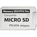 SD2Vita 5.0 Micro SD Memory Card Adapter for PS Vita 1000/2000 & PSTV | Supports FW 3.60–3.73 HENkaku | SD2VITA PSVSD Card Adapter