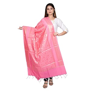 women39s art silk woven banarasi jacquard dupatta