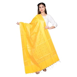 women39s art silk woven banarasi jacquard dupatta