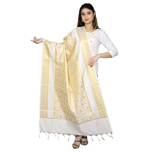 women39s art silk woven banarasi jacquard dupatta