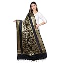 Women's Art Silk Woven Banarasi Jacquard Dupatta