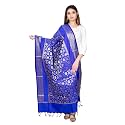 Women's Art Silk Woven Banarasi Jacquard Dupatta