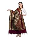 Women's Art Silk Woven Banarasi Jacquard Dupatta