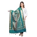 Women's Art Silk Woven Banarasi Jacquard Dupatta