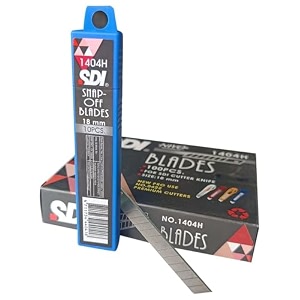 sdi snap off cutter blades 18mm 1404h pack of 100pcs