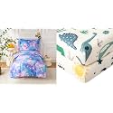 SDIII 6 Piece Space Toddler Bedding Set Soft Microfiber Toddler Space Bedding with 1 Comforter, 3 Fitted Sheet, 1 Flat Sheet, 1 Pillowcase