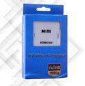 SDMINITEK  TV-out Cable MINI HDMI2AV Converter For Tv With resolution 1080p HD Video Converter . (White, For TV)