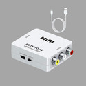 SDMINITEK  TV-out Cable MINI HDMI2AV Up Scaler 1080P Video Converter (White, For TV)