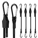 SDTC Tech 24 Inch Adjustable Bungee Cords with Carabiner Hooks