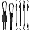 SDTC Tech 36 Inch Adjustable Bungee Cords with Carabiner Hooks