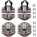 SDTC Tech 8-Pack Antique Decorative Hasp Retro Jewelry Box Latch