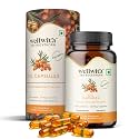 Sea Buckthorn Berry Oil Vegan Omega 7 500mg, 30 Softgels Capsules (Pack of 1), 15-Day Supply| Rich in Omega 3, 6, 7 & 9 for Muscle, Bone, Heart & Skin