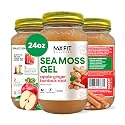 Sea Moss Gel Apple Ginger Burdock (25 Flavors) 24oz Wildсrafted Gold Sea Moss Gel from Saint Lucia | 92 Vitamins and Minerals | Pure Raw+Non-GMO
