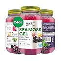 Sea Moss Gel Elderberry Vitamins 24oz Wildсrafted Gold Sea Moss Gel from Saint Lucia | 92 Vitamins and Minerals | Pure Raw+Non-GMO